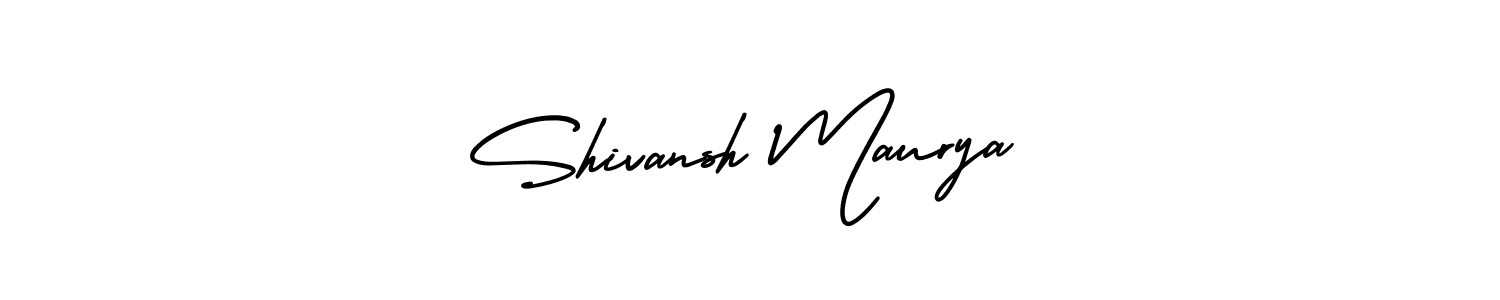 Make a short Shivansh Maurya signature style. Manage your documents anywhere anytime using AmerikaSignatureDemo-Regular. Create and add eSignatures, submit forms, share and send files easily. Shivansh Maurya signature style 3 images and pictures png