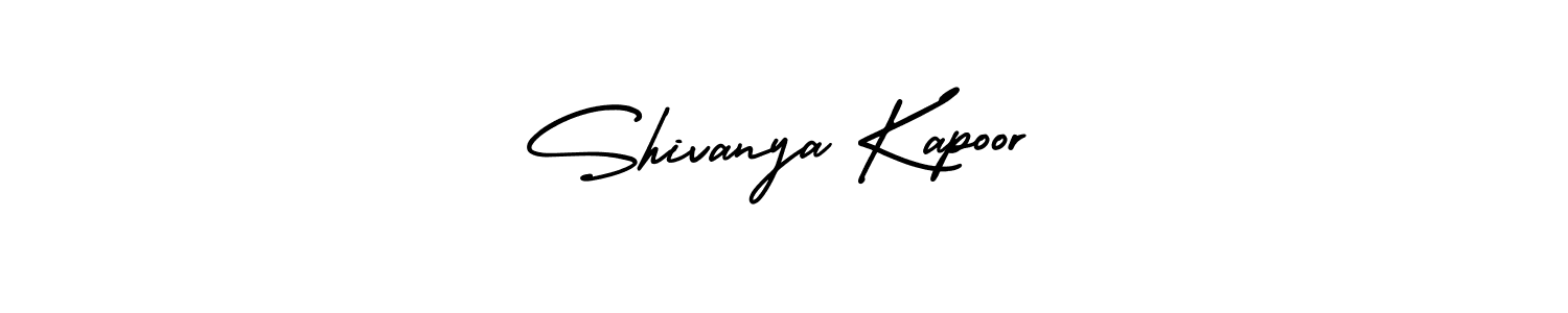Use a signature maker to create a handwritten signature online. With this signature software, you can design (AmerikaSignatureDemo-Regular) your own signature for name Shivanya Kapoor. Shivanya Kapoor signature style 3 images and pictures png