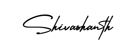 The best way (AmerikaSignatureDemo-Regular) to make a short signature is to pick only two or three words in your name. For converting this name Shivashanth. Shivashanth signature style 3 images and pictures png