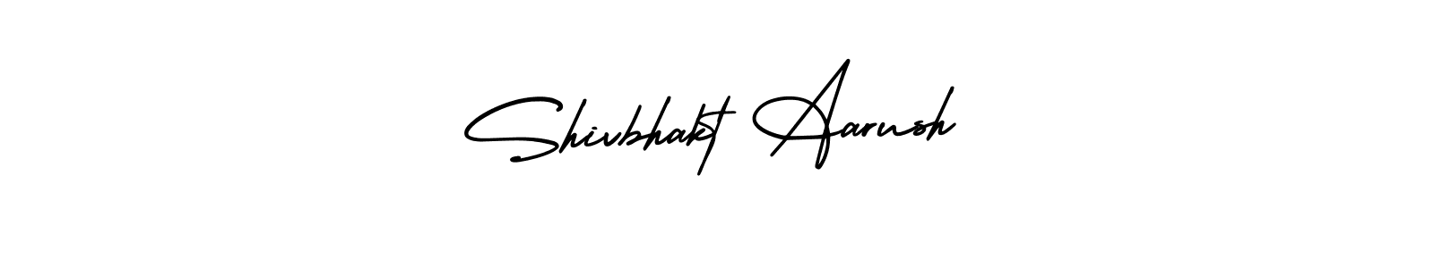 This is the best signature style for the Shivbhakt Aarush name. Also you like these signature font (AmerikaSignatureDemo-Regular). Mix name signature. Shivbhakt Aarush signature style 3 images and pictures png