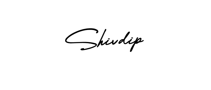 You should practise on your own different ways (AmerikaSignatureDemo-Regular) to write your name (Shivdip) in signature. don't let someone else do it for you. Shivdip signature style 3 images and pictures png