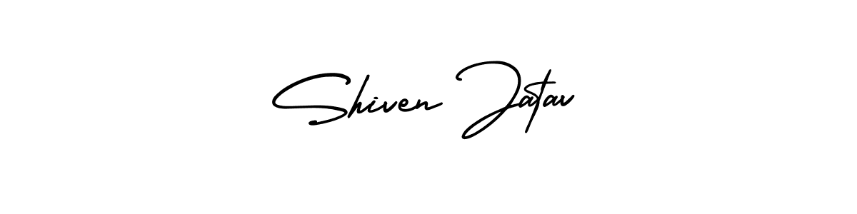 Use a signature maker to create a handwritten signature online. With this signature software, you can design (AmerikaSignatureDemo-Regular) your own signature for name Shiven Jatav. Shiven Jatav signature style 3 images and pictures png