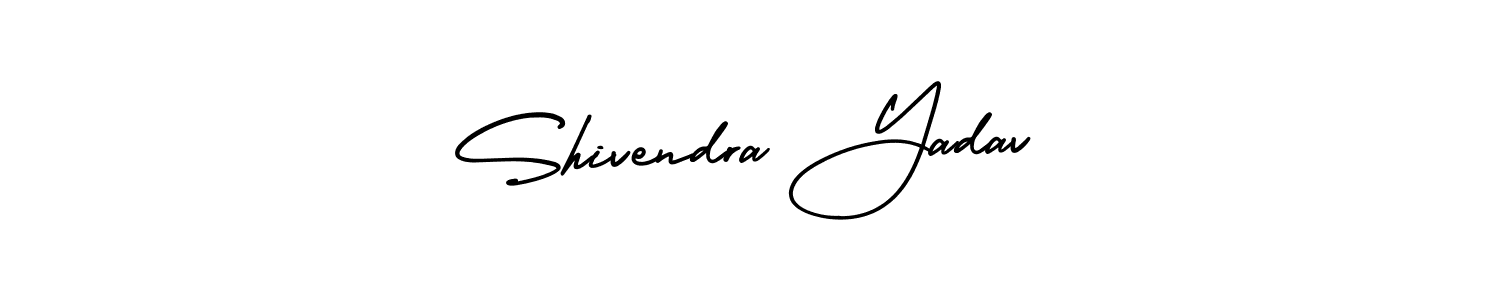 Use a signature maker to create a handwritten signature online. With this signature software, you can design (AmerikaSignatureDemo-Regular) your own signature for name Shivendra Yadav. Shivendra Yadav signature style 3 images and pictures png