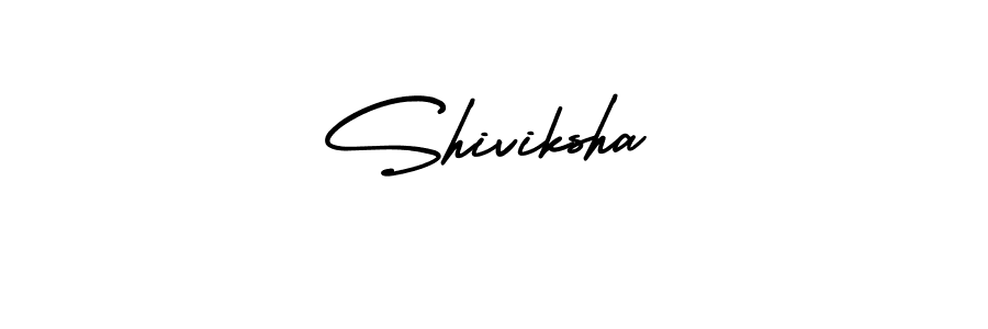 Use a signature maker to create a handwritten signature online. With this signature software, you can design (AmerikaSignatureDemo-Regular) your own signature for name Shiviksha. Shiviksha signature style 3 images and pictures png