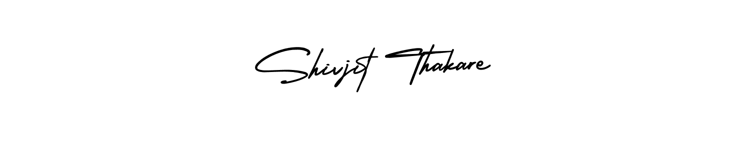 How to make Shivjit Thakare signature? AmerikaSignatureDemo-Regular is a professional autograph style. Create handwritten signature for Shivjit Thakare name. Shivjit Thakare signature style 3 images and pictures png