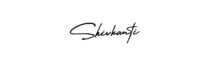 How to make Shivkanti name signature. Use AmerikaSignatureDemo-Regular style for creating short signs online. This is the latest handwritten sign. Shivkanti signature style 3 images and pictures png