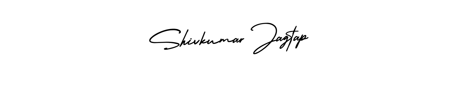 Shivkumar Jagtap stylish signature style. Best Handwritten Sign (AmerikaSignatureDemo-Regular) for my name. Handwritten Signature Collection Ideas for my name Shivkumar Jagtap. Shivkumar Jagtap signature style 3 images and pictures png