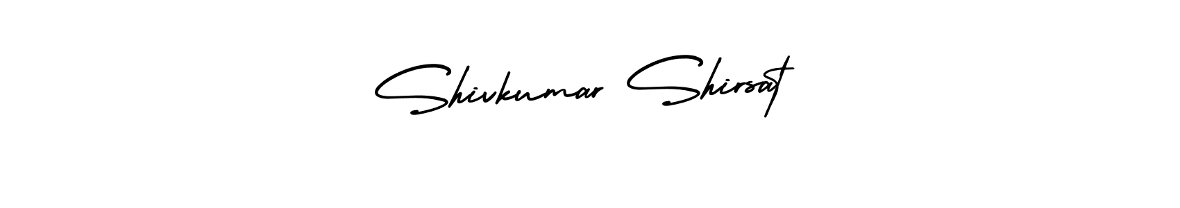 Use a signature maker to create a handwritten signature online. With this signature software, you can design (AmerikaSignatureDemo-Regular) your own signature for name Shivkumar Shirsat. Shivkumar Shirsat signature style 3 images and pictures png