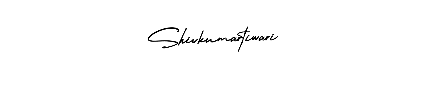 This is the best signature style for the Shivkumartiwari name. Also you like these signature font (AmerikaSignatureDemo-Regular). Mix name signature. Shivkumartiwari signature style 3 images and pictures png