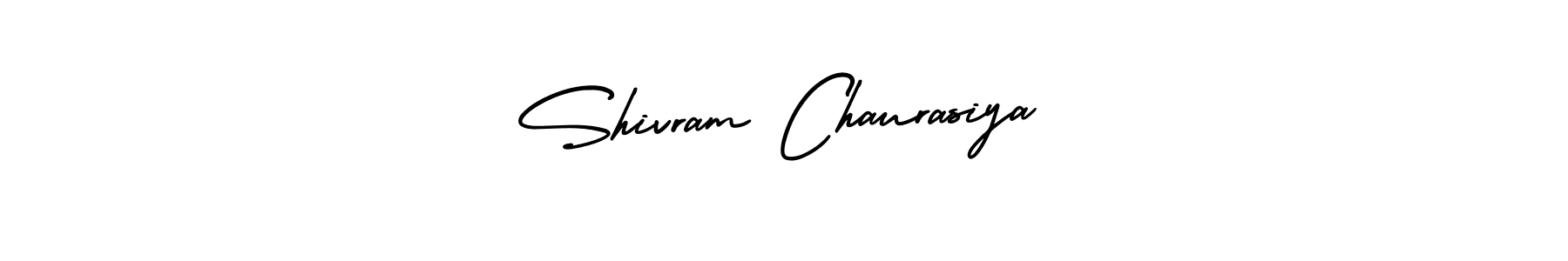 This is the best signature style for the Shivram Chaurasiya name. Also you like these signature font (AmerikaSignatureDemo-Regular). Mix name signature. Shivram Chaurasiya signature style 3 images and pictures png