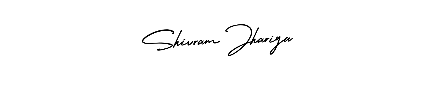 Make a short Shivram Jhariya signature style. Manage your documents anywhere anytime using AmerikaSignatureDemo-Regular. Create and add eSignatures, submit forms, share and send files easily. Shivram Jhariya signature style 3 images and pictures png