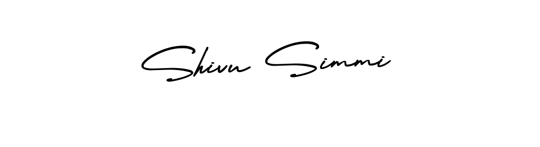 AmerikaSignatureDemo-Regular is a professional signature style that is perfect for those who want to add a touch of class to their signature. It is also a great choice for those who want to make their signature more unique. Get Shivu Simmi name to fancy signature for free. Shivu Simmi signature style 3 images and pictures png