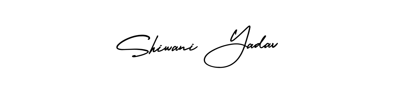 How to Draw Shiwani Yadav signature style? AmerikaSignatureDemo-Regular is a latest design signature styles for name Shiwani Yadav. Shiwani Yadav signature style 3 images and pictures png