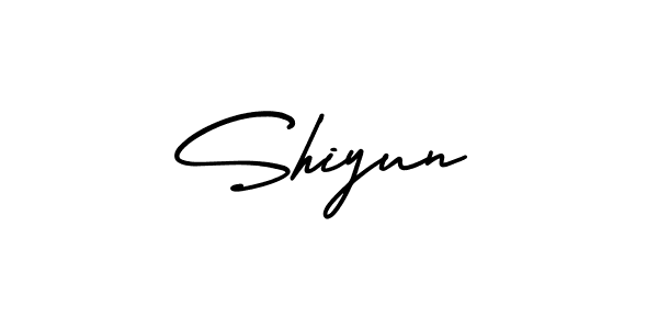 It looks lik you need a new signature style for name Shiyun. Design unique handwritten (AmerikaSignatureDemo-Regular) signature with our free signature maker in just a few clicks. Shiyun signature style 3 images and pictures png