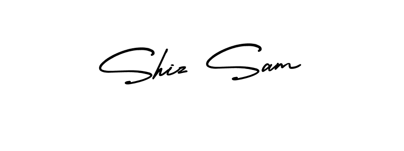 Also You can easily find your signature by using the search form. We will create Shiz Sam name handwritten signature images for you free of cost using AmerikaSignatureDemo-Regular sign style. Shiz Sam signature style 3 images and pictures png