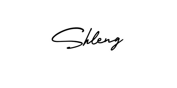It looks lik you need a new signature style for name Shleng. Design unique handwritten (AmerikaSignatureDemo-Regular) signature with our free signature maker in just a few clicks. Shleng signature style 3 images and pictures png