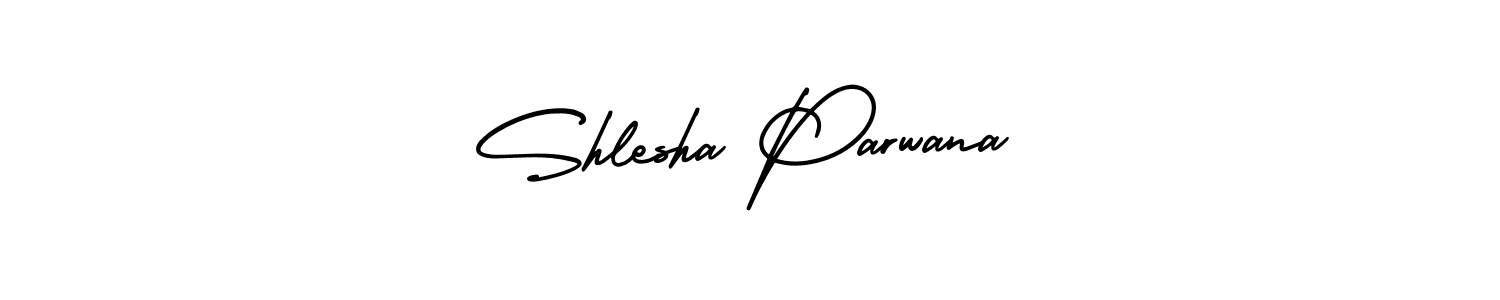 How to Draw Shlesha Parwana signature style? AmerikaSignatureDemo-Regular is a latest design signature styles for name Shlesha Parwana. Shlesha Parwana signature style 3 images and pictures png