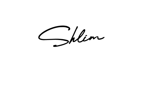 Also we have Shlim name is the best signature style. Create professional handwritten signature collection using AmerikaSignatureDemo-Regular autograph style. Shlim signature style 3 images and pictures png