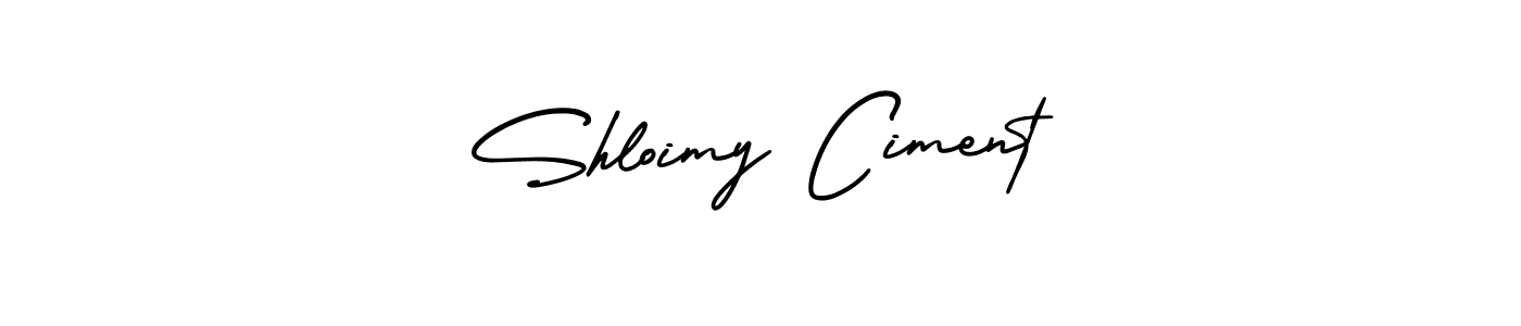 Once you've used our free online signature maker to create your best signature AmerikaSignatureDemo-Regular style, it's time to enjoy all of the benefits that Shloimy Ciment name signing documents. Shloimy Ciment signature style 3 images and pictures png