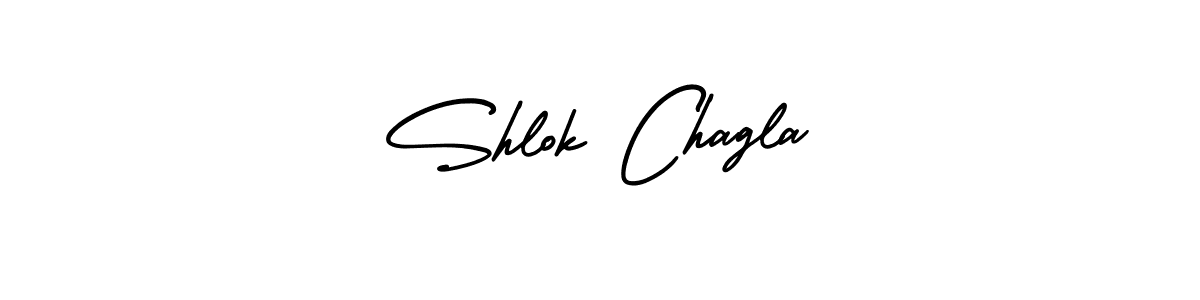AmerikaSignatureDemo-Regular is a professional signature style that is perfect for those who want to add a touch of class to their signature. It is also a great choice for those who want to make their signature more unique. Get Shlok Chagla name to fancy signature for free. Shlok Chagla signature style 3 images and pictures png