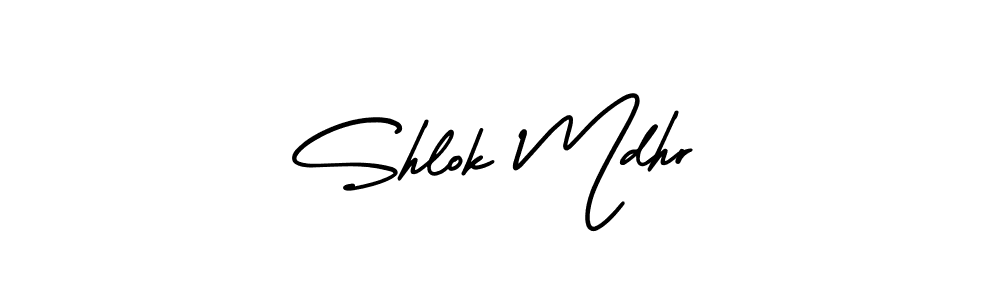 How to Draw Shlok Mdhr signature style? AmerikaSignatureDemo-Regular is a latest design signature styles for name Shlok Mdhr. Shlok Mdhr signature style 3 images and pictures png