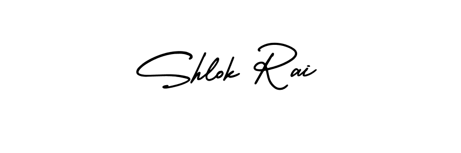 Also You can easily find your signature by using the search form. We will create Shlok Rai name handwritten signature images for you free of cost using AmerikaSignatureDemo-Regular sign style. Shlok Rai signature style 3 images and pictures png