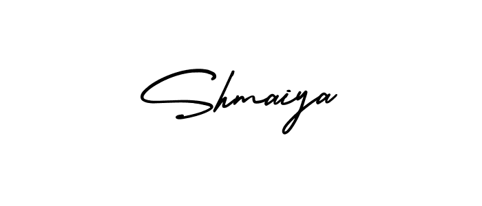 How to make Shmaiya signature? AmerikaSignatureDemo-Regular is a professional autograph style. Create handwritten signature for Shmaiya name. Shmaiya signature style 3 images and pictures png