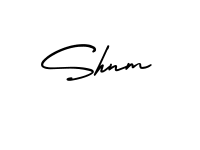 Make a beautiful signature design for name Shnm. Use this online signature maker to create a handwritten signature for free. Shnm signature style 3 images and pictures png