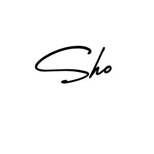 How to Draw Sho signature style? AmerikaSignatureDemo-Regular is a latest design signature styles for name Sho. Sho signature style 3 images and pictures png