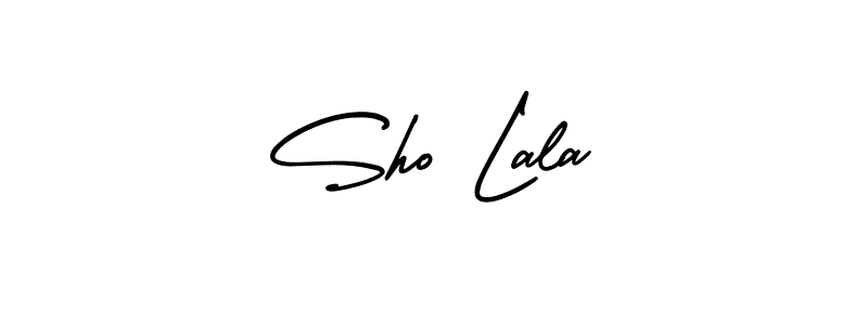 AmerikaSignatureDemo-Regular is a professional signature style that is perfect for those who want to add a touch of class to their signature. It is also a great choice for those who want to make their signature more unique. Get Sho Lala name to fancy signature for free. Sho Lala signature style 3 images and pictures png