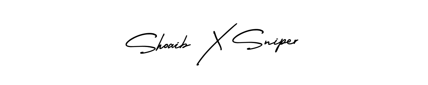 Use a signature maker to create a handwritten signature online. With this signature software, you can design (AmerikaSignatureDemo-Regular) your own signature for name Shoaib X Sniper. Shoaib X Sniper signature style 3 images and pictures png