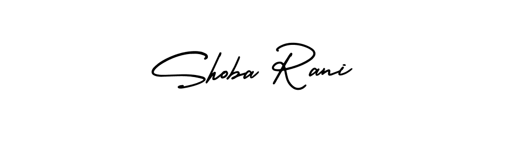 It looks lik you need a new signature style for name Shoba Rani. Design unique handwritten (AmerikaSignatureDemo-Regular) signature with our free signature maker in just a few clicks. Shoba Rani signature style 3 images and pictures png