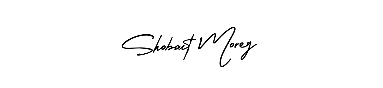 Similarly AmerikaSignatureDemo-Regular is the best handwritten signature design. Signature creator online .You can use it as an online autograph creator for name Shobait Morey. Shobait Morey signature style 3 images and pictures png