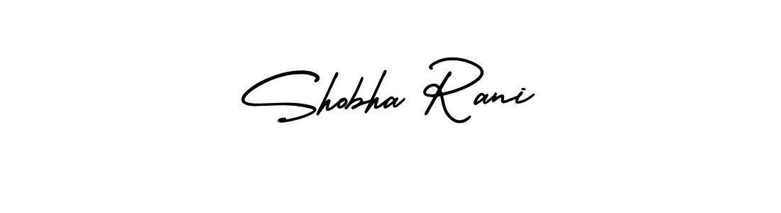 if you are searching for the best signature style for your name Shobha Rani. so please give up your signature search. here we have designed multiple signature styles  using AmerikaSignatureDemo-Regular. Shobha Rani signature style 3 images and pictures png