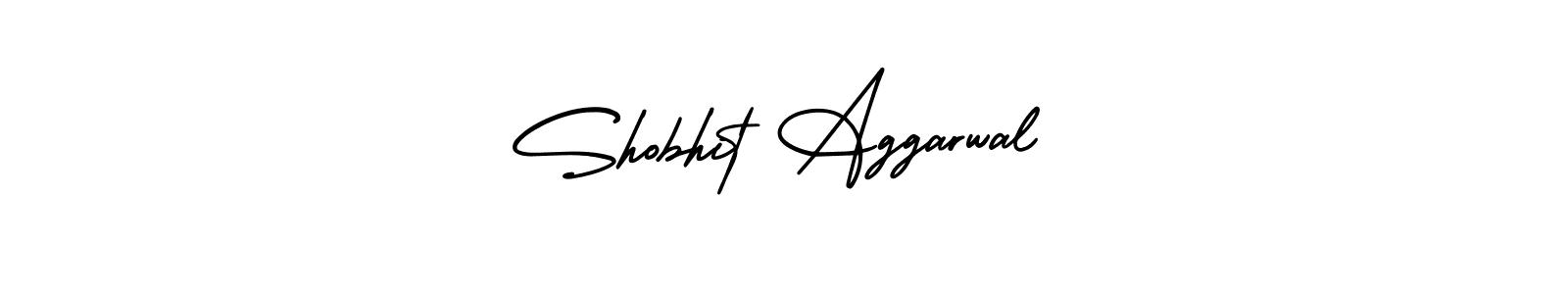 How to make Shobhit Aggarwal name signature. Use AmerikaSignatureDemo-Regular style for creating short signs online. This is the latest handwritten sign. Shobhit Aggarwal signature style 3 images and pictures png