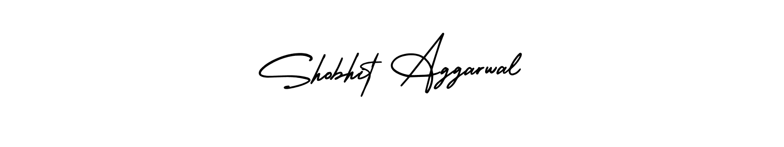 Use a signature maker to create a handwritten signature online. With this signature software, you can design (AmerikaSignatureDemo-Regular) your own signature for name Shobhit Aggarwal. Shobhit Aggarwal signature style 3 images and pictures png