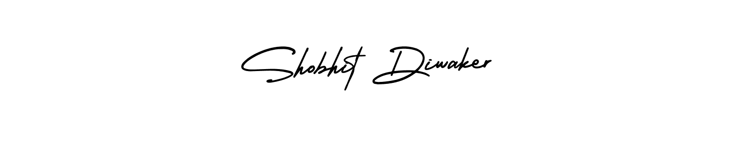 Design your own signature with our free online signature maker. With this signature software, you can create a handwritten (AmerikaSignatureDemo-Regular) signature for name Shobhit Diwaker. Shobhit Diwaker signature style 3 images and pictures png