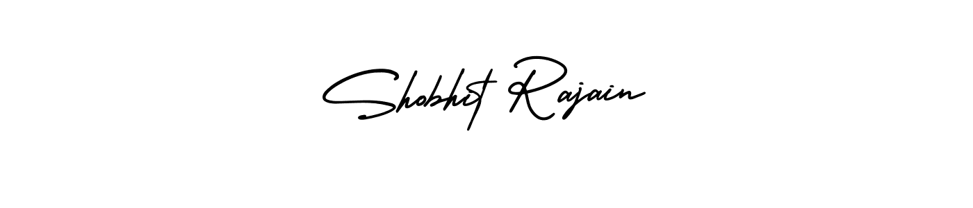 How to make Shobhit Rajain signature? AmerikaSignatureDemo-Regular is a professional autograph style. Create handwritten signature for Shobhit Rajain name. Shobhit Rajain signature style 3 images and pictures png