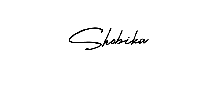 Create a beautiful signature design for name Shobika. With this signature (AmerikaSignatureDemo-Regular) fonts, you can make a handwritten signature for free. Shobika signature style 3 images and pictures png