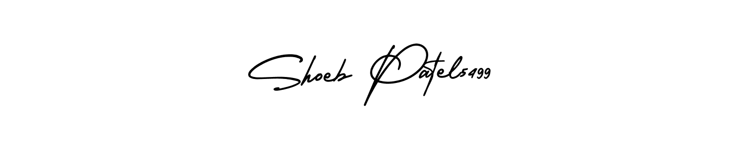 Design your own signature with our free online signature maker. With this signature software, you can create a handwritten (AmerikaSignatureDemo-Regular) signature for name Shoeb Patel5499. Shoeb Patel5499 signature style 3 images and pictures png