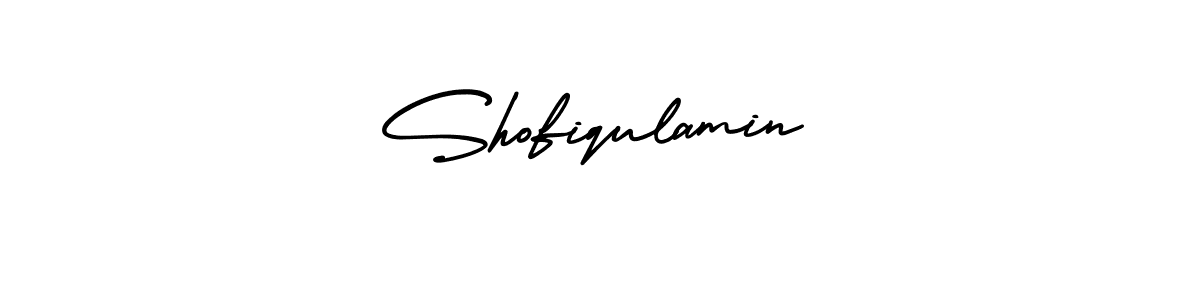 How to make Shofiqulamin signature? AmerikaSignatureDemo-Regular is a professional autograph style. Create handwritten signature for Shofiqulamin name. Shofiqulamin signature style 3 images and pictures png