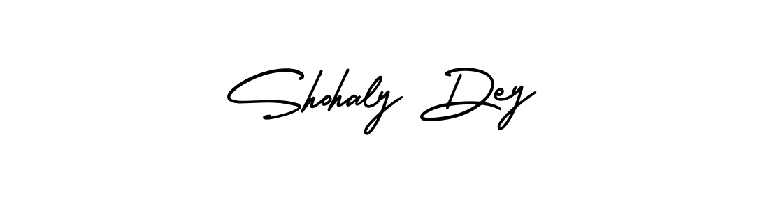 Create a beautiful signature design for name Shohaly Dey. With this signature (AmerikaSignatureDemo-Regular) fonts, you can make a handwritten signature for free. Shohaly Dey signature style 3 images and pictures png