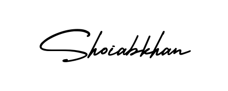Discover the perfect balance of readability and style for Shoiabkhan with AmerikaSignatureDemo-Regular font. Create your dream signature today. Shoiabkhan signature style 3 images and pictures png