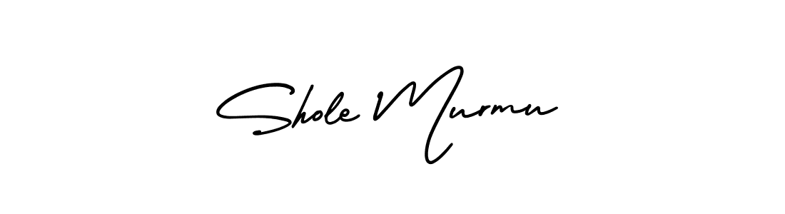 How to make Shole Murmu signature? AmerikaSignatureDemo-Regular is a professional autograph style. Create handwritten signature for Shole Murmu name. Shole Murmu signature style 3 images and pictures png