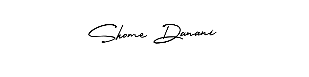 Make a short Shome Danani signature style. Manage your documents anywhere anytime using AmerikaSignatureDemo-Regular. Create and add eSignatures, submit forms, share and send files easily. Shome Danani signature style 3 images and pictures png