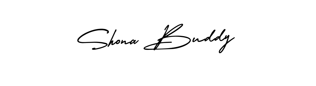 It looks lik you need a new signature style for name Shona Buddy. Design unique handwritten (AmerikaSignatureDemo-Regular) signature with our free signature maker in just a few clicks. Shona Buddy signature style 3 images and pictures png