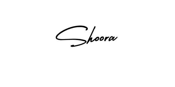 Use a signature maker to create a handwritten signature online. With this signature software, you can design (AmerikaSignatureDemo-Regular) your own signature for name Shoora. Shoora signature style 3 images and pictures png