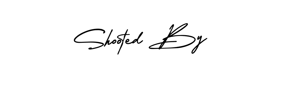 Design your own signature with our free online signature maker. With this signature software, you can create a handwritten (AmerikaSignatureDemo-Regular) signature for name Shooted By. Shooted By signature style 3 images and pictures png