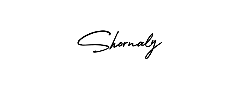 It looks lik you need a new signature style for name Shornaly. Design unique handwritten (AmerikaSignatureDemo-Regular) signature with our free signature maker in just a few clicks. Shornaly signature style 3 images and pictures png