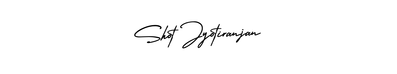 The best way (AmerikaSignatureDemo-Regular) to make a short signature is to pick only two or three words in your name. The name Shot Jyotiranjan include a total of six letters. For converting this name. Shot Jyotiranjan signature style 3 images and pictures png